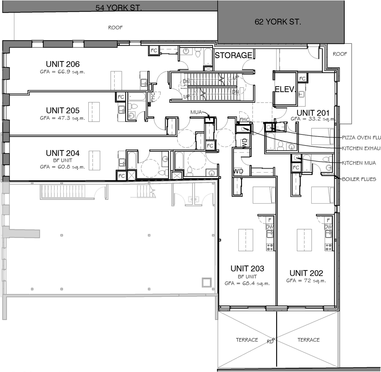 Floor plan for project from page 3 of the file '2020-01-29 - Floor Plans - D07-12-20-0006'