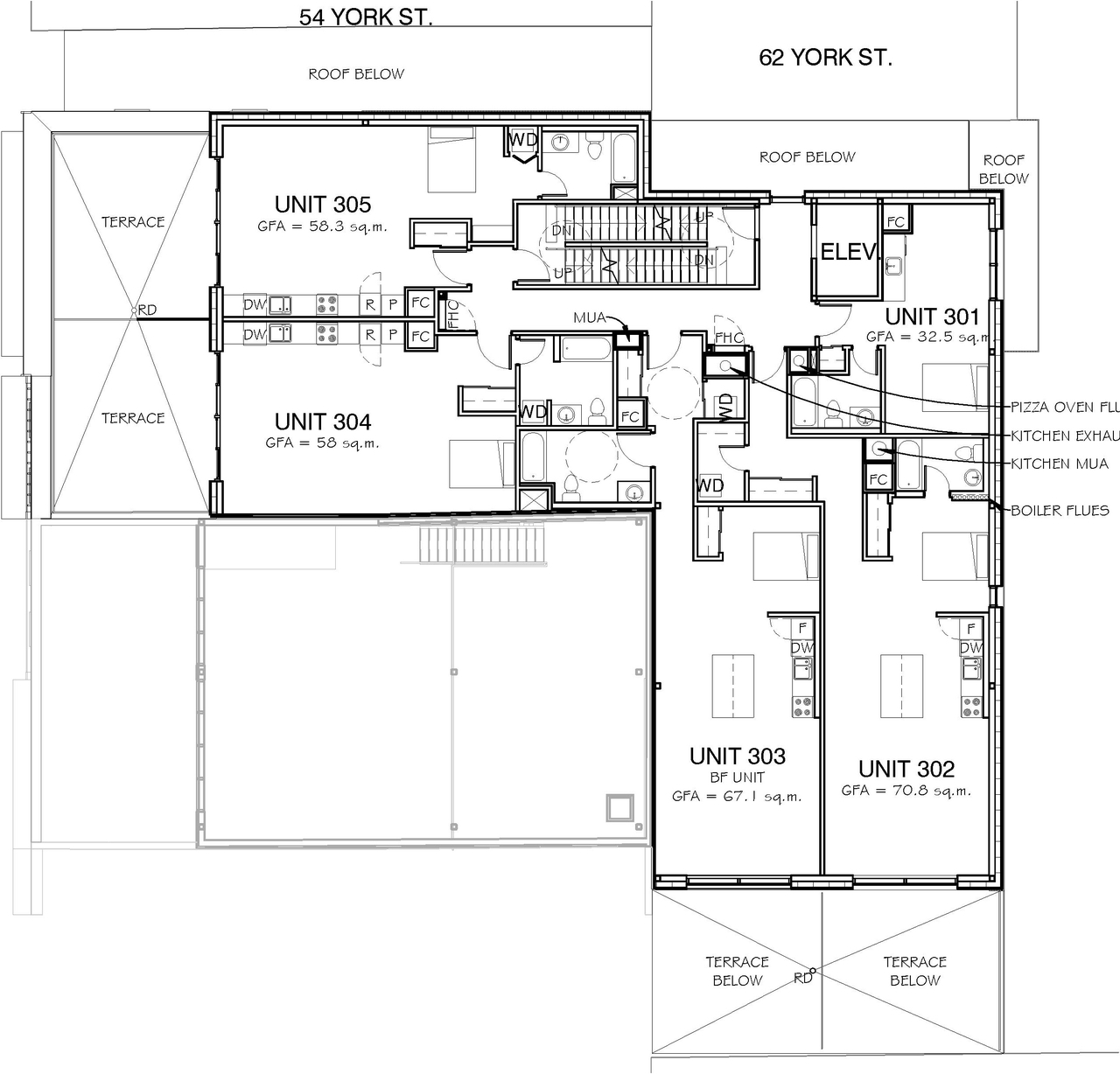 Floor plan for project from page 4 of the file '2020-01-29 - Floor Plans - D07-12-20-0006'