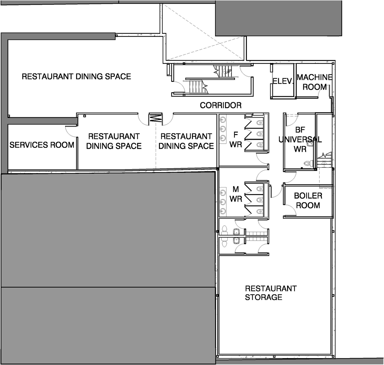 Floor plan for project from page 1 of the file '2020-06-26 - Elevations and Floor Plans - D07-12-20-0006'