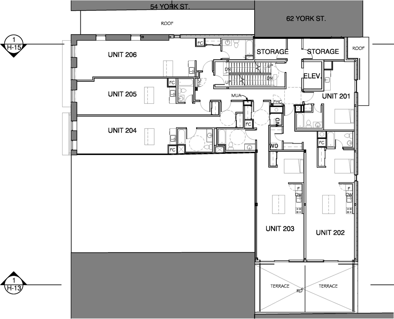 Floor plan for project from page 3 of the file '2020-06-26 - Elevations and Floor Plans - D07-12-20-0006'