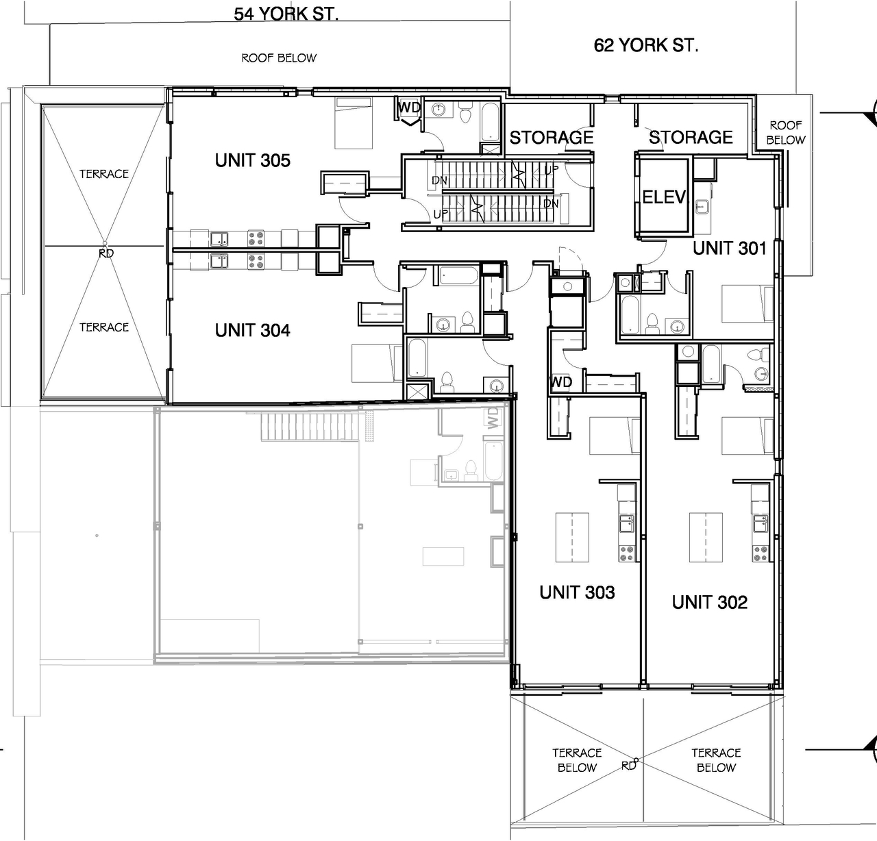 Floor plan for project from page 4 of the file '2020-06-26 - Elevations and Floor Plans - D07-12-20-0006'