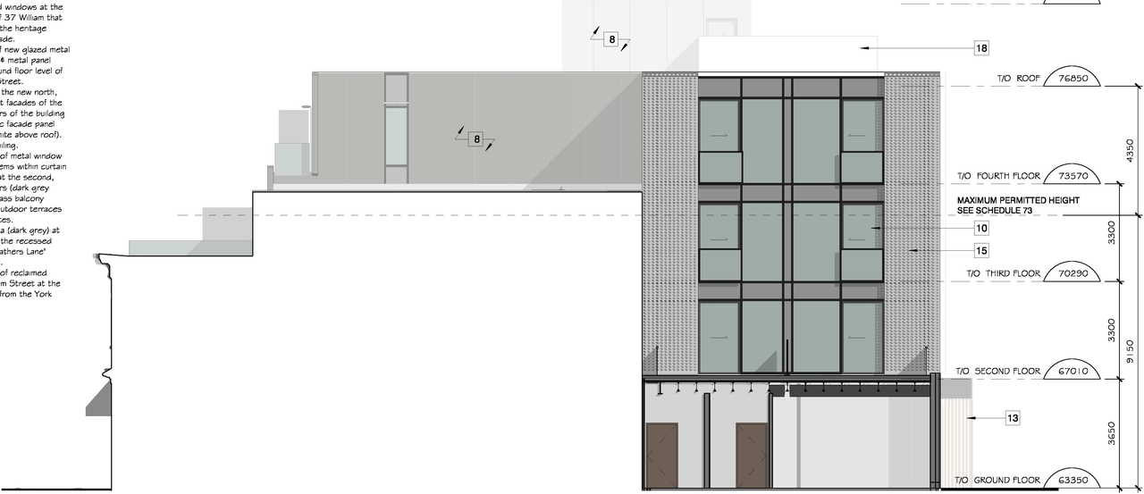 Rendering of building from page 8 of the file '2020-06-26 - Elevations and Floor Plans - D07-12-20-0006'