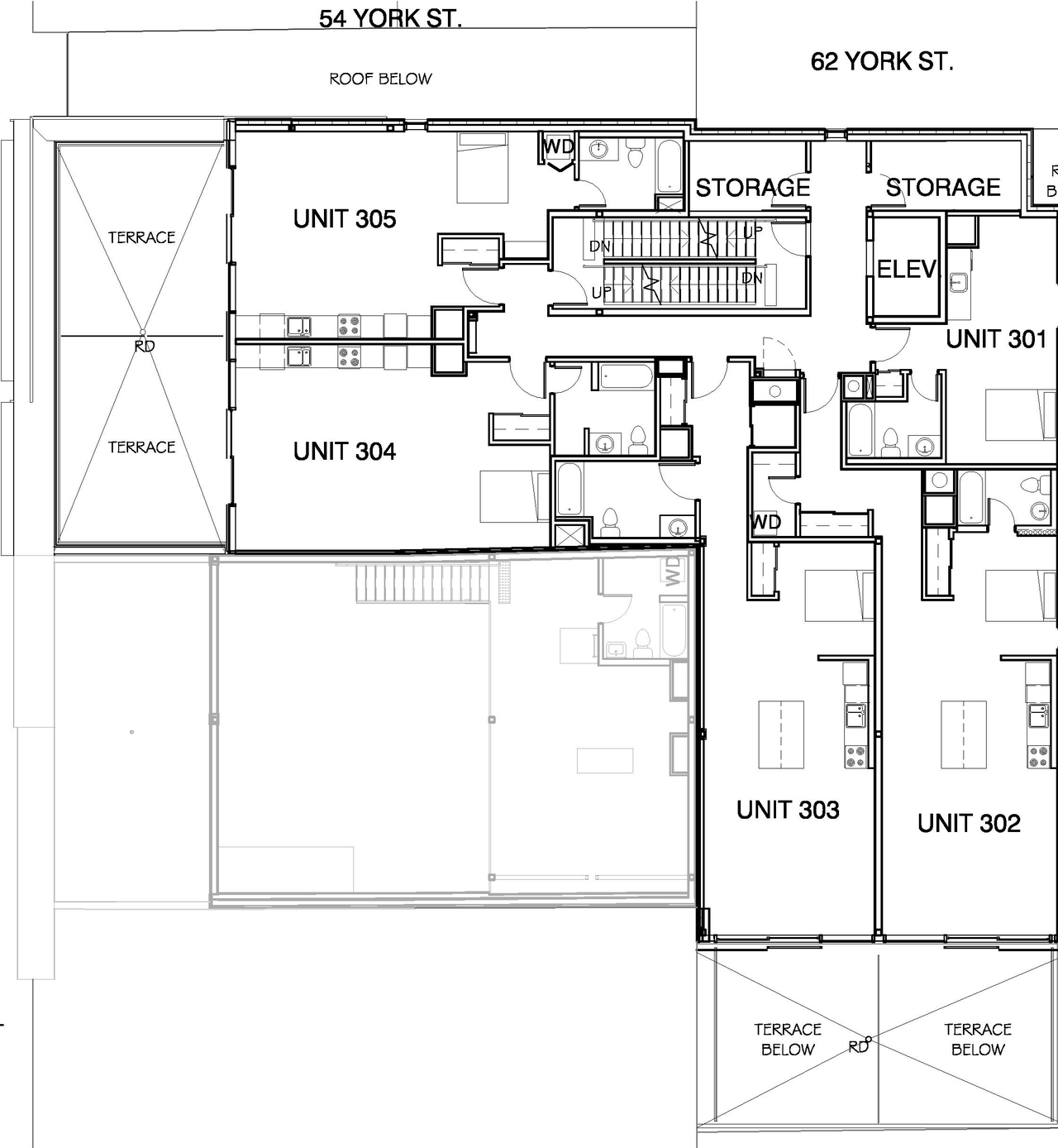 Floor plan for project from page 4 of the file '2020-06-26 - Elevations and Floor Plans - D07-12-20-0006'