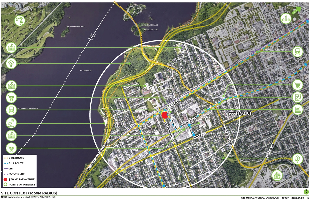 Construction site plan for project from page 5 of the file '2020-04-03 - Design Brief - D07-12-20-0035'