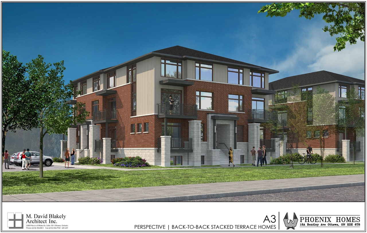 Rendering of building from page 1 of the file '2020-04-28 - Stacked Terrace Homes Renderings - D07-12-20-0037'