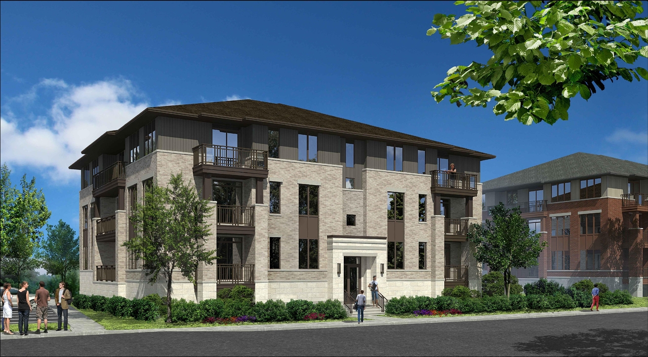 Rendering of building from page 1 of the file '2020-04-28 - 18 Unit Apt Renderings - D07-12-20-0037'