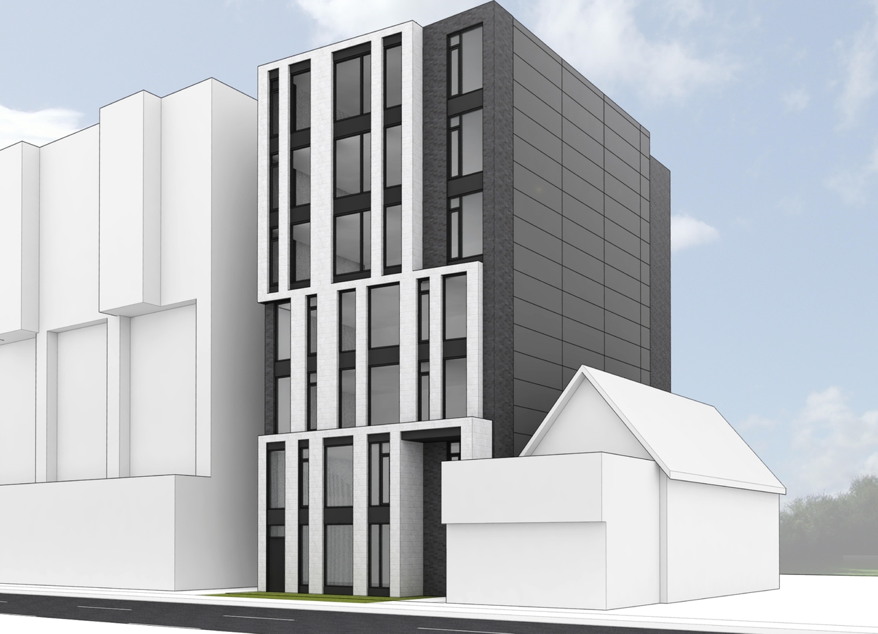 Rendering of building from page 1 of the file '2020-04-15 - Renderings - D07-12-20-0040'