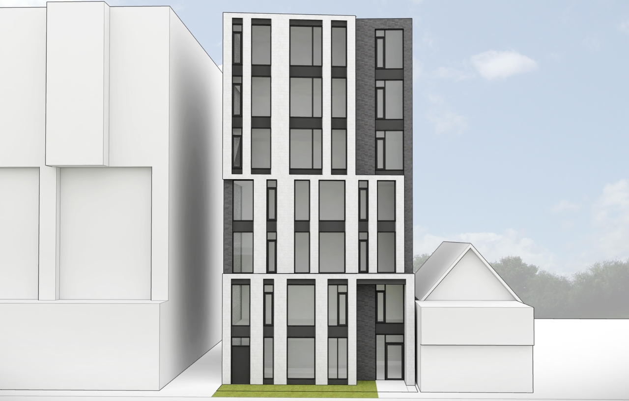 Rendering of building from page 2 of the file '2020-04-15 - Renderings - D07-12-20-0040'
