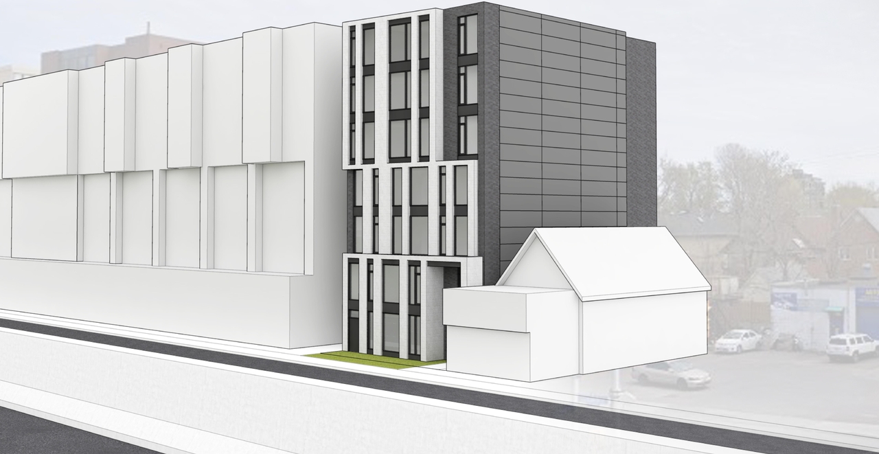 Rendering of building from page 4 of the file '2020-04-15 - Renderings - D07-12-20-0040'