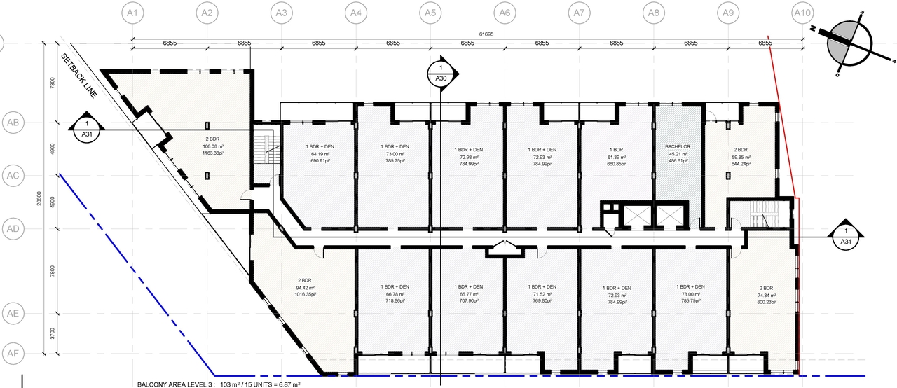 Floor plan for project from page 14 of the file '2021-06-23 - Floor Plans and Elevations (2021-05-21)- D07-12-20-0041'