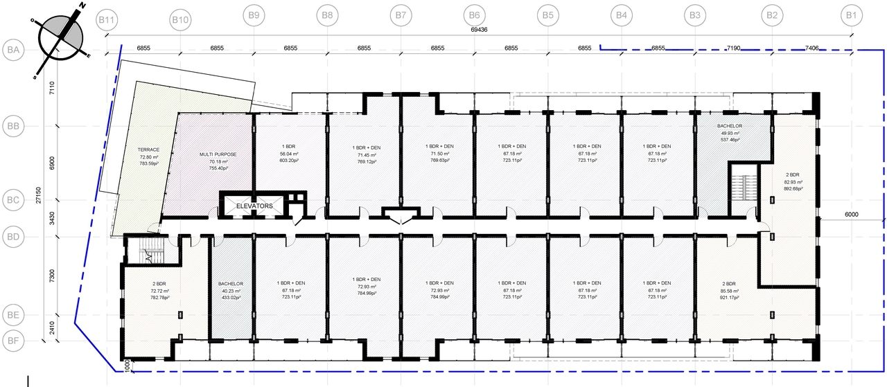 Floor plan for project from page 32 of the file '2022-01-25 - Site & Floor Plans - D07-12-20-0041'