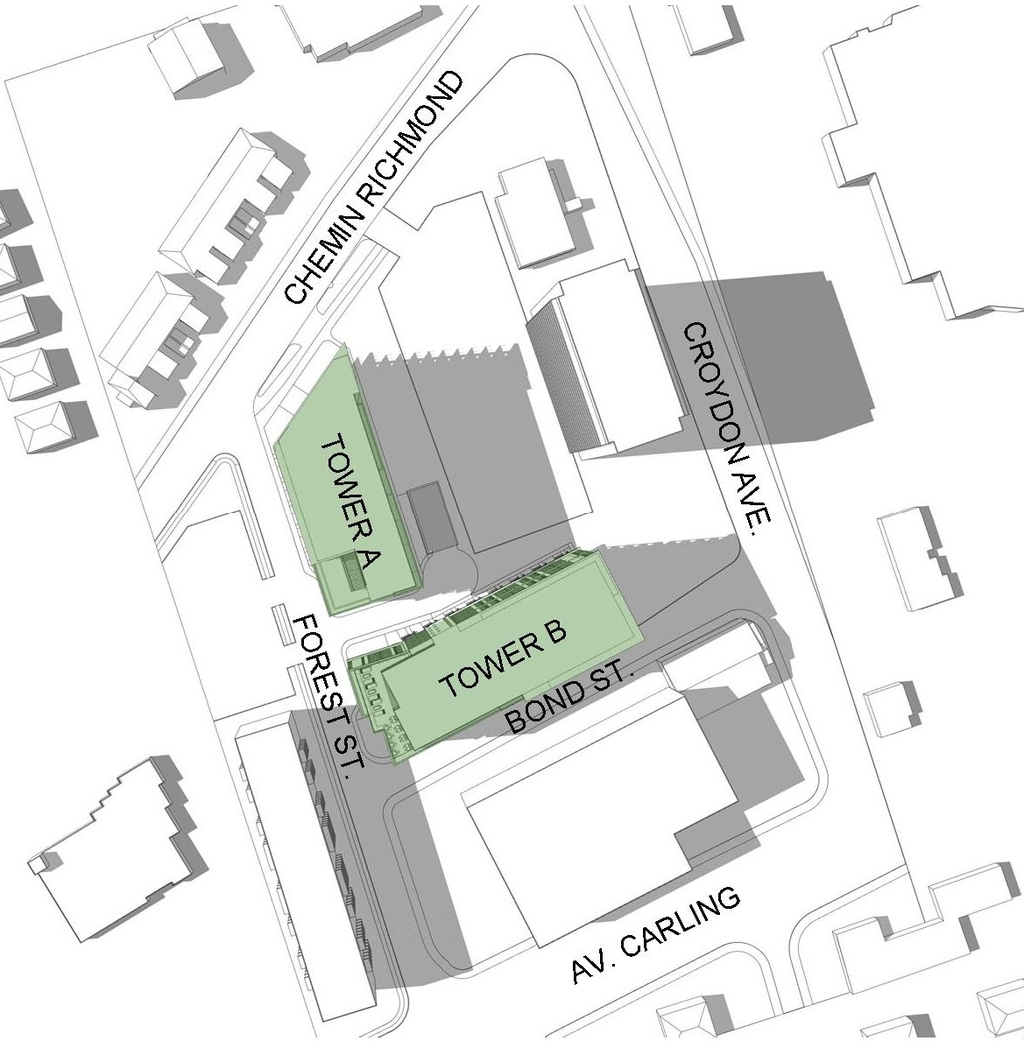 Construction site plan for project from page 49 of the file '2022-01-25 - Site & Floor Plans - D07-12-20-0041'