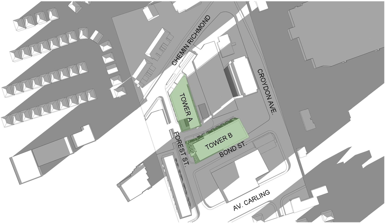 Construction site plan for project from page 51 of the file '2022-01-25 - Site & Floor Plans - D07-12-20-0041'