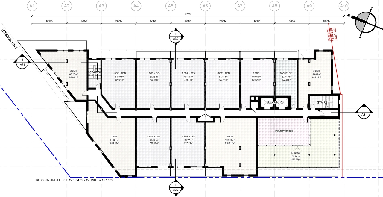 Floor plan for project from page 23 of the file '2021-06-23 - Floor Plans and Elevations (2021-05-28) - D07-12-20-0041'