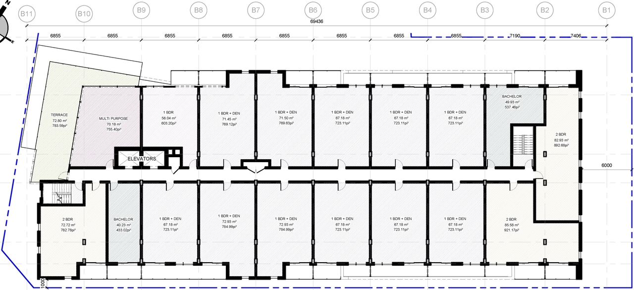 Floor plan for project from page 39 of the file '2021-06-23 - Floor Plans and Elevations (2021-05-28) - D07-12-20-0041'