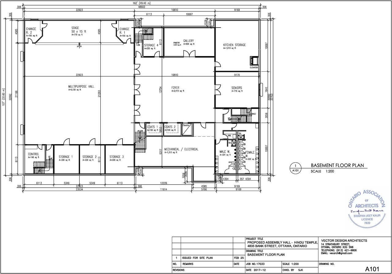 Floor plan for project from page 2 of the file '2020-05-11 - Floor Plans - D07-12-20-0059'