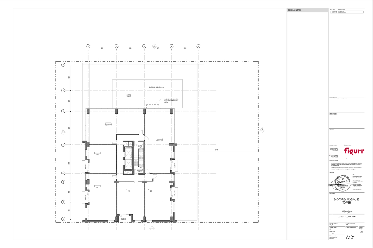 Floor plan for project from page 5 of the file '2020-05-20 - Floor Plans and Elevations - D07-12-20-0063'