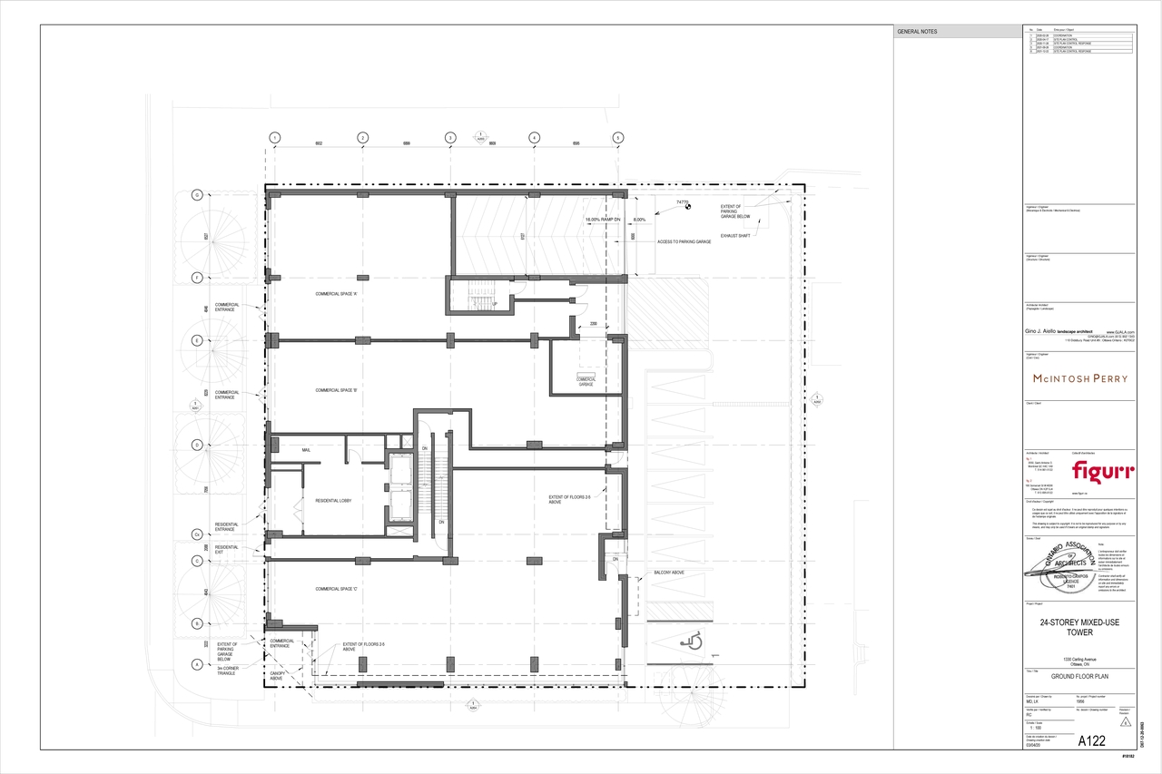 Floor plan for project from page 3 of the file '2022-01-17 - Floor Plans - D07-12-20-0063'