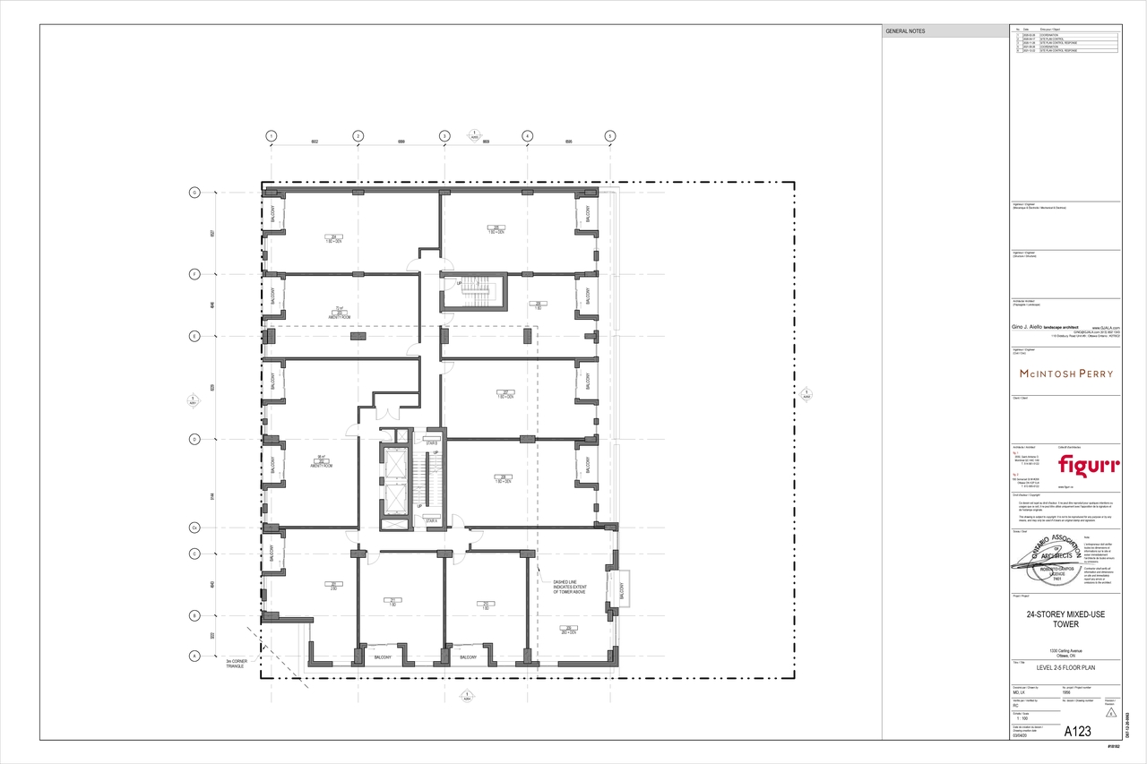 Floor plan for project from page 4 of the file '2022-01-17 - Floor Plans - D07-12-20-0063'