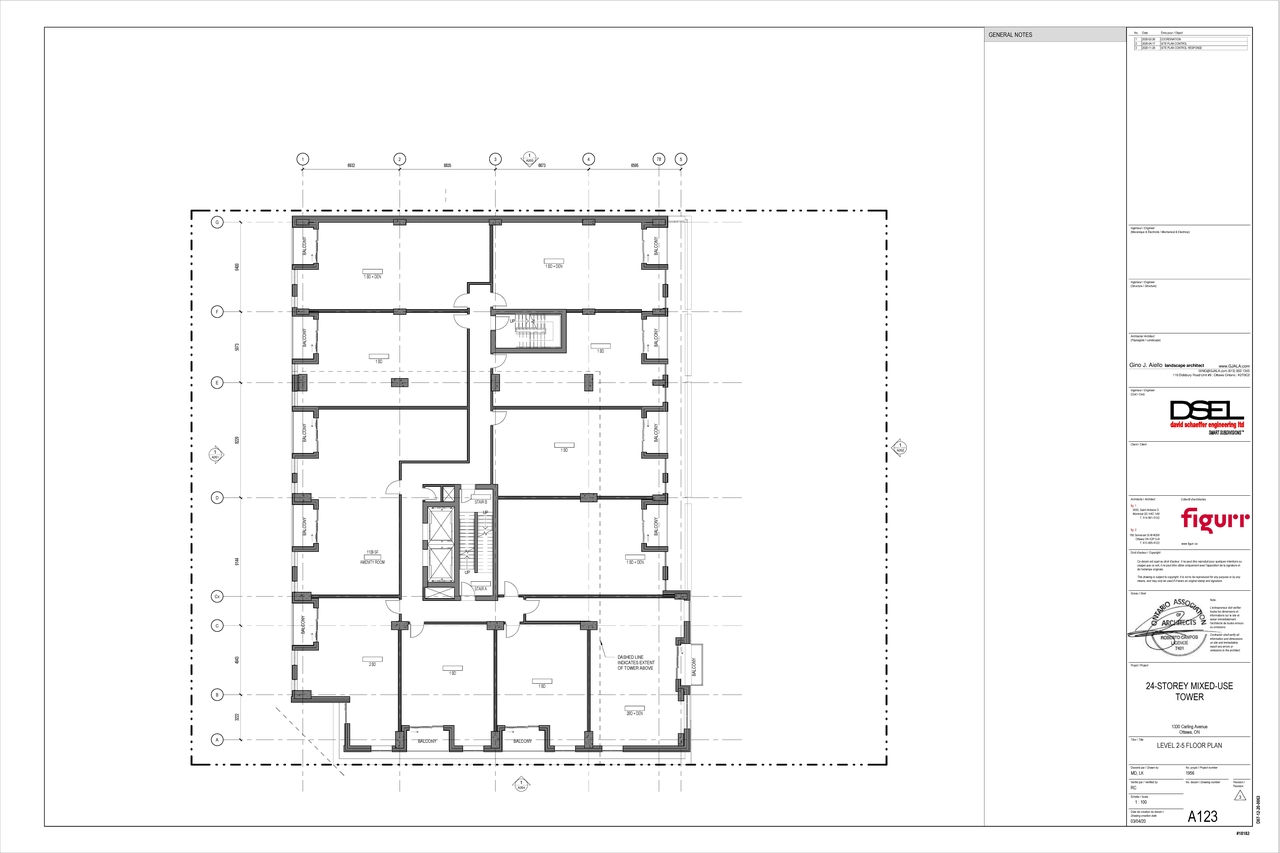 Floor plan for project from page 4 of the file '2022-01-17 - Floor Plans - Elevations - D07-12-20-0063'