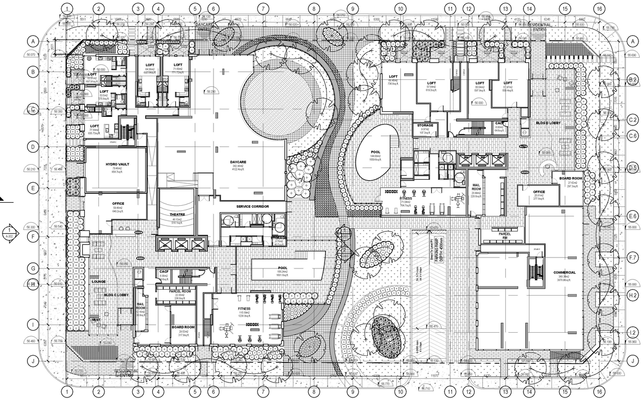 Floor plan for project from page 20 of the file '2020-06-04 - Design Brief - D07-12-20-0074'