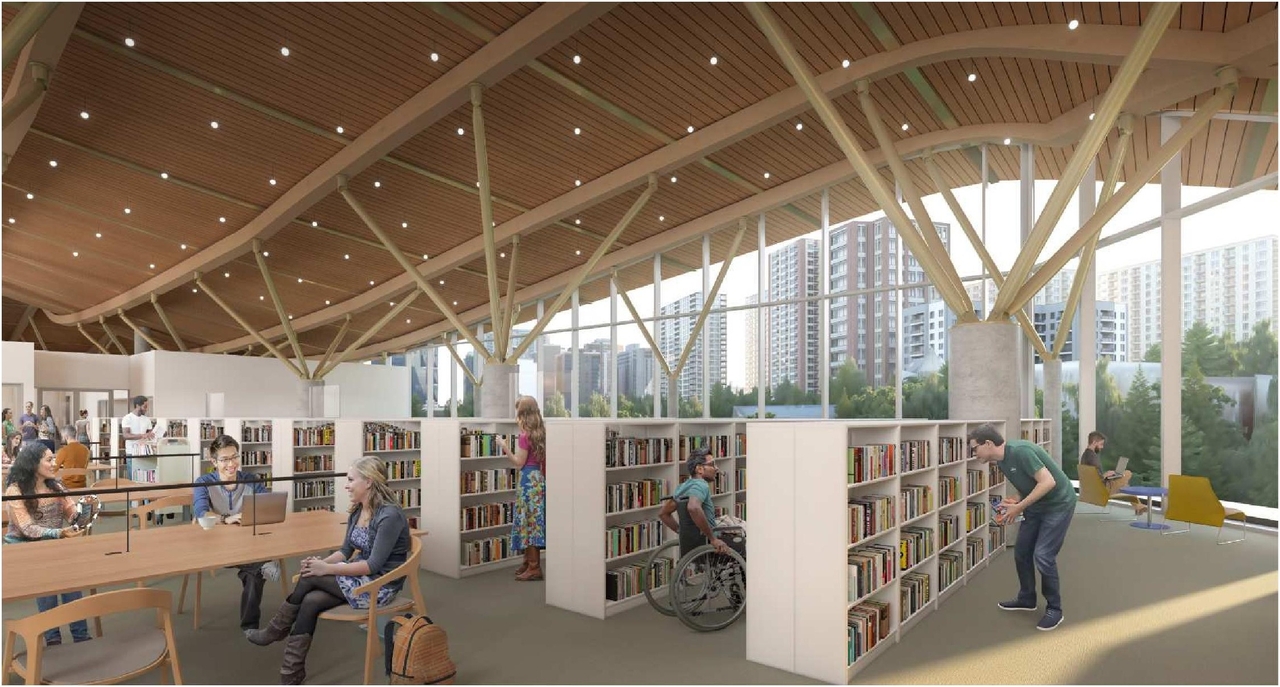 Rendering of building from page 45 of the file '2020-11-26 - 2nd submisision - Design Brief - D07-12-20-0077'