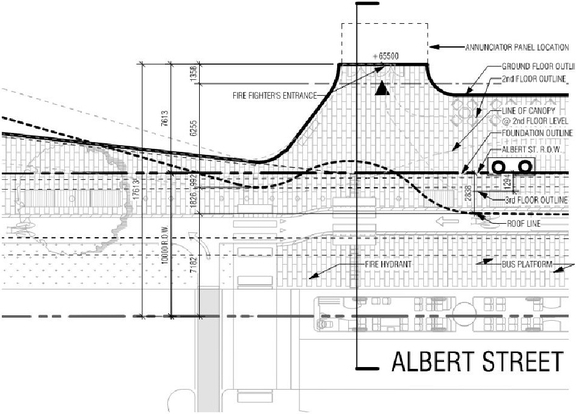 Construction site plan for project from page 47 of the file '2020-11-26 - 2nd submisision - Design Brief - D07-12-20-0077'