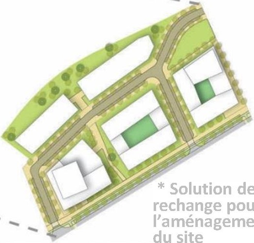Construction site plan for project from page 8 of the file '2020-08-05 - Joint Design Review Panel - August 5 - Design Brief FR - D07-12-20-0077'