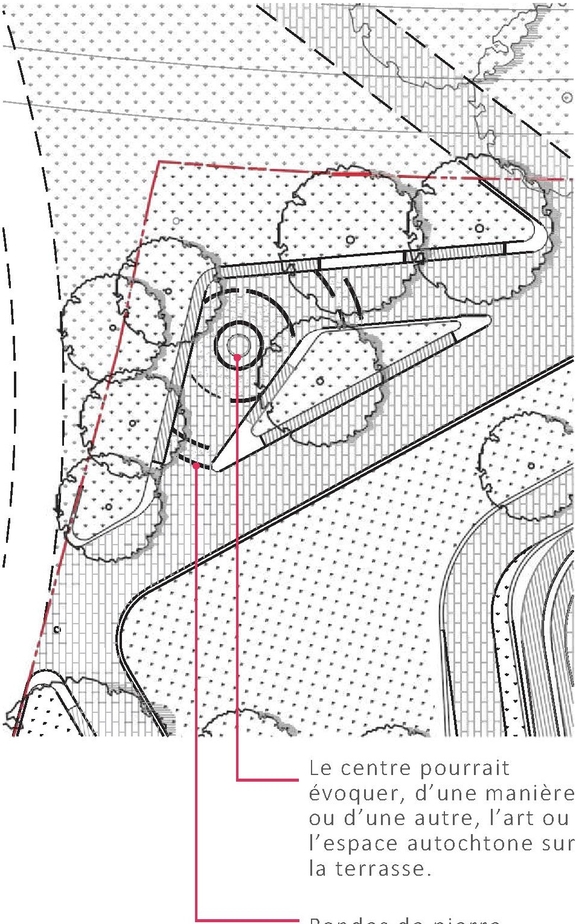 Construction site plan for project from page 26 of the file '2020-08-05 - Joint Design Review Panel - August 5 - Design Brief FR - D07-12-20-0077'