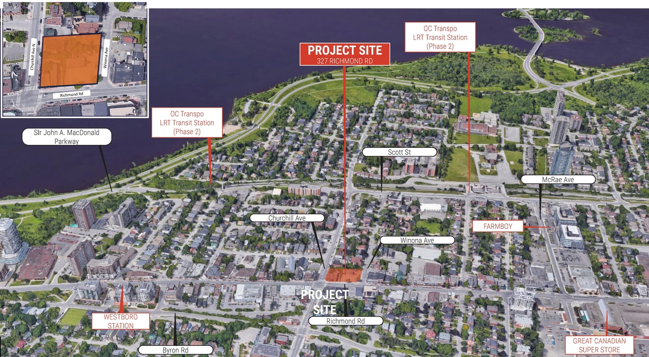 Construction site plan for project from page 3 of the file '2020-11-25 - Design Brief - Formal UDRP Dec. 4 - D07-12-20-0081'