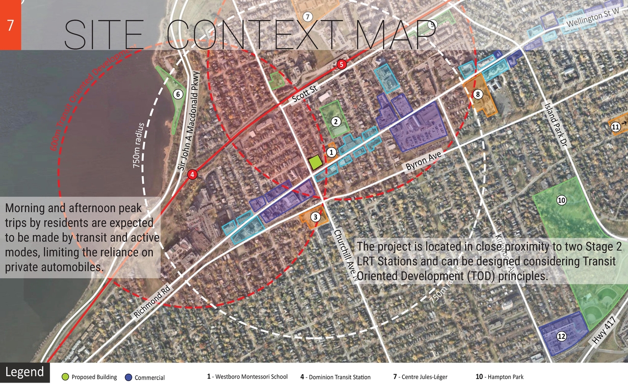 Construction site plan for project from page 7 of the file '2020-11-25 - Design Brief - Formal UDRP Dec. 4 - D07-12-20-0081'