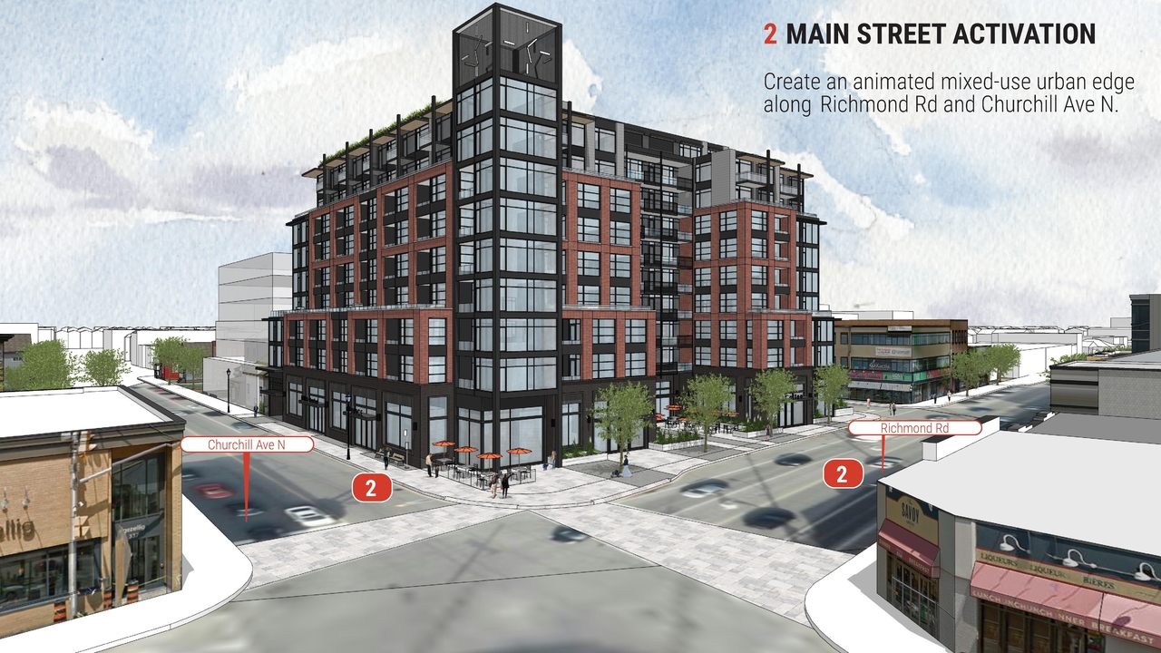 Rendering of building from page 13 of the file '2020-11-25 - Design Brief - Formal UDRP Dec. 4 - D07-12-20-0081'