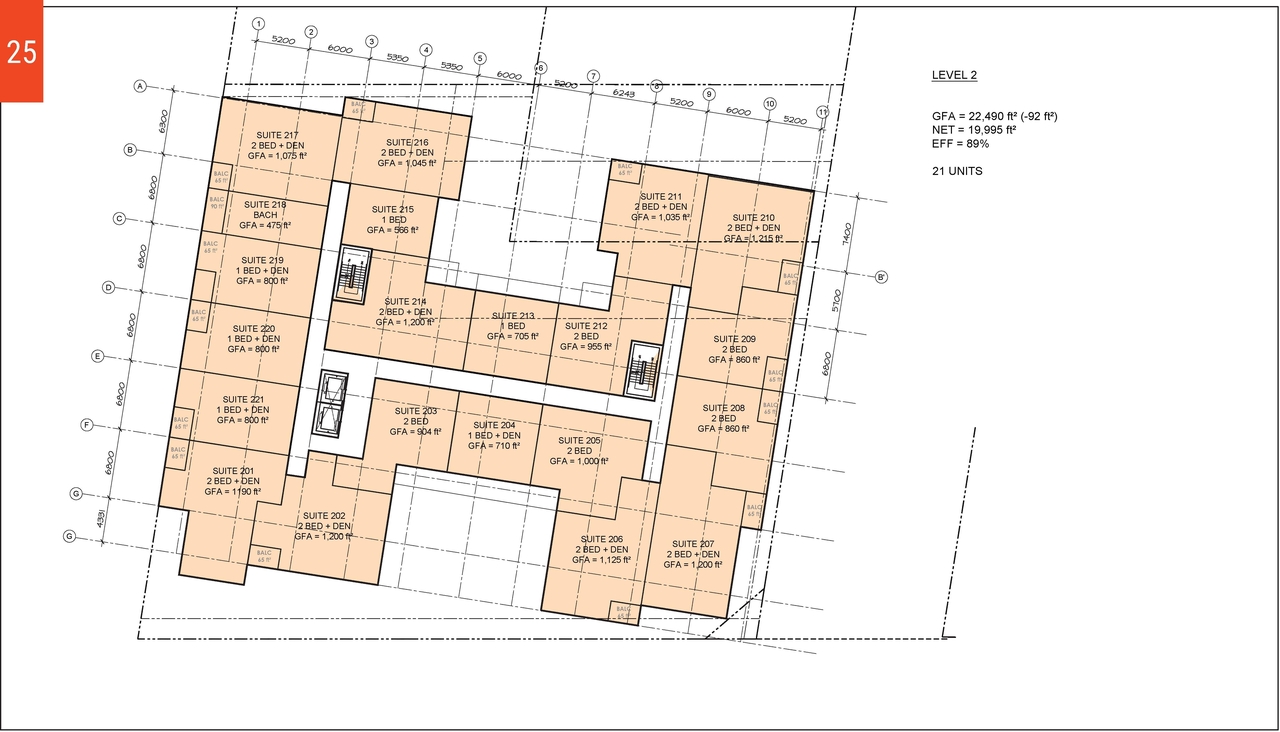 Construction site plan for project from page 25 of the file '2020-11-25 - Design Brief - Formal UDRP Dec. 4 - D07-12-20-0081'