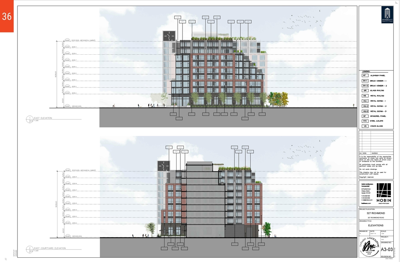 Rendering of building from page 36 of the file '2020-11-25 - Design Brief - Formal UDRP Dec. 4 - D07-12-20-0081'