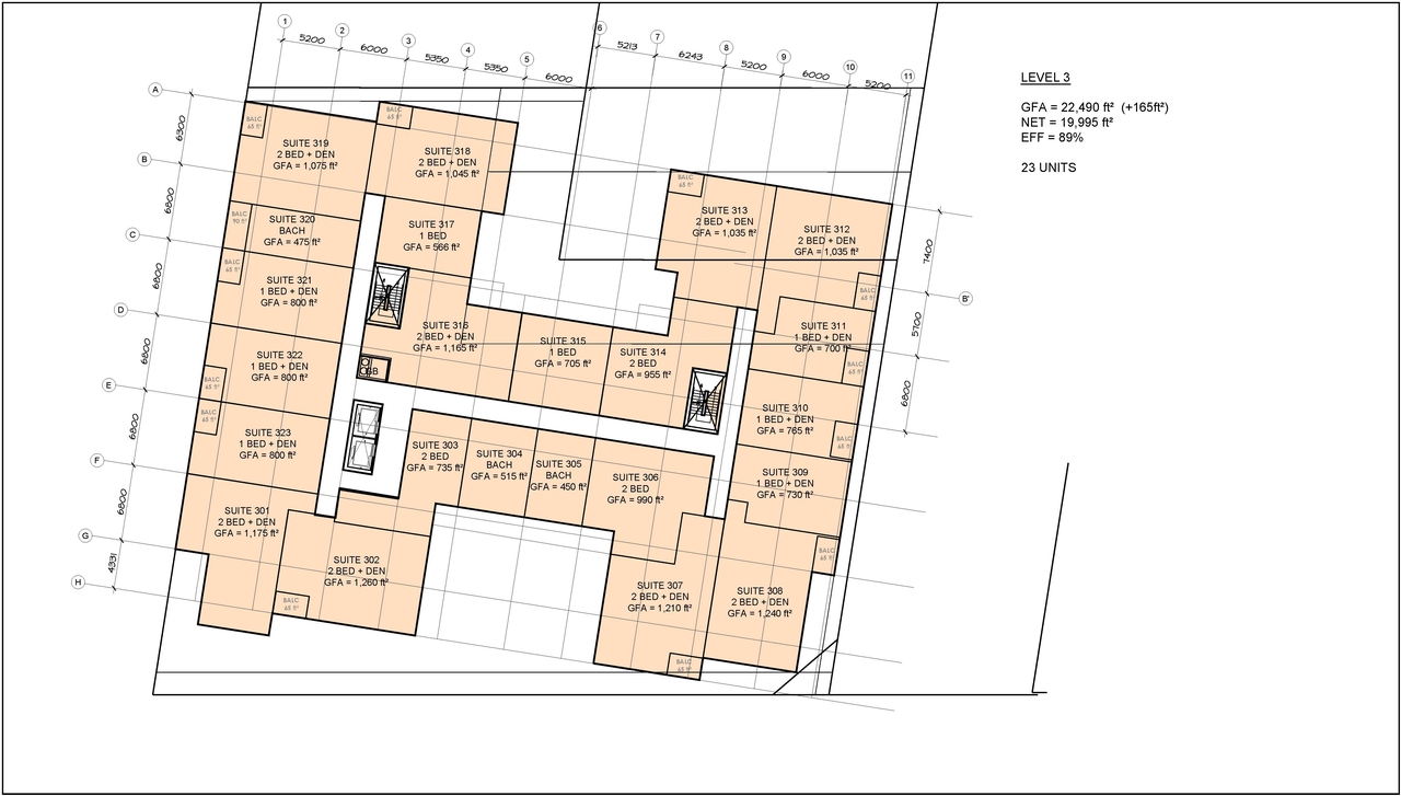 Construction site plan for project from page 6 of the file '2021-01-21 - Floor Plans - D07-12-20-0081'