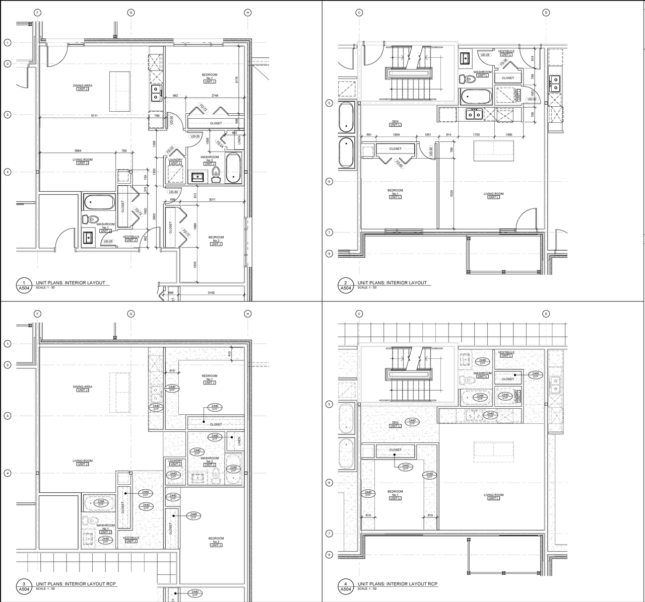 Floor plan for project from page 5 of the file '2021-02-23 - Unit Floor Plans - D07-12-20-0104'