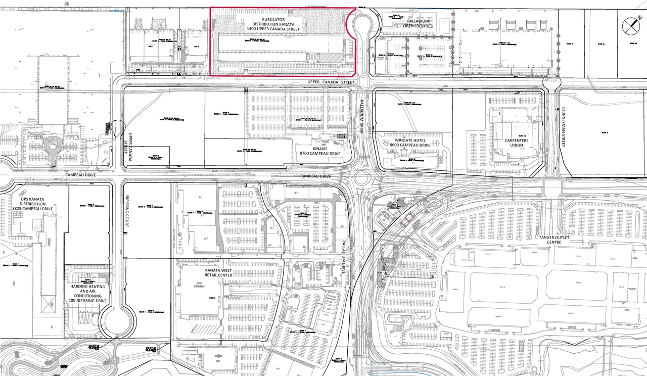 Construction site plan for project from page 17 of the file '2024-01-26 - Design Brief - D07-12-20-0125'