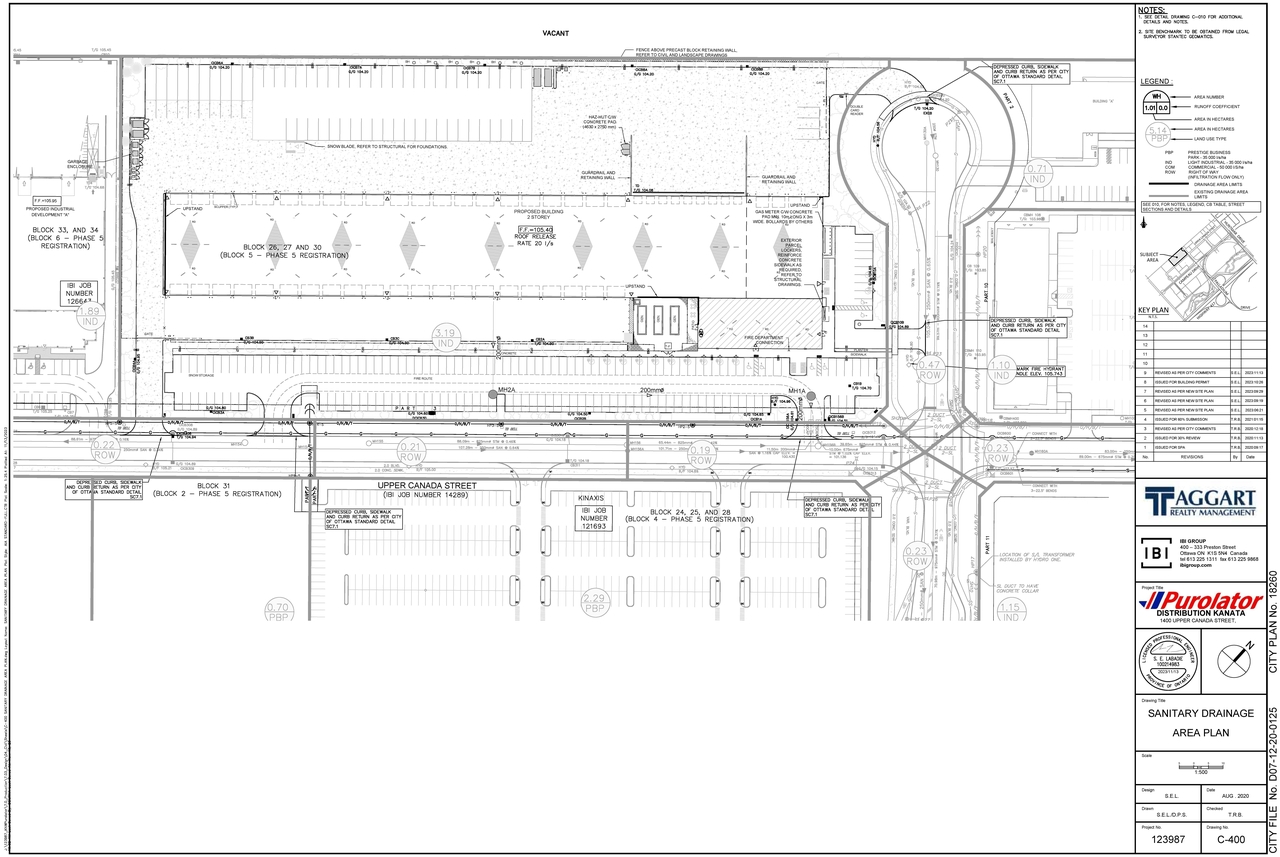 Construction site plan for project from page 33 of the file '2024-01-26 - Design Brief - D07-12-20-0125'