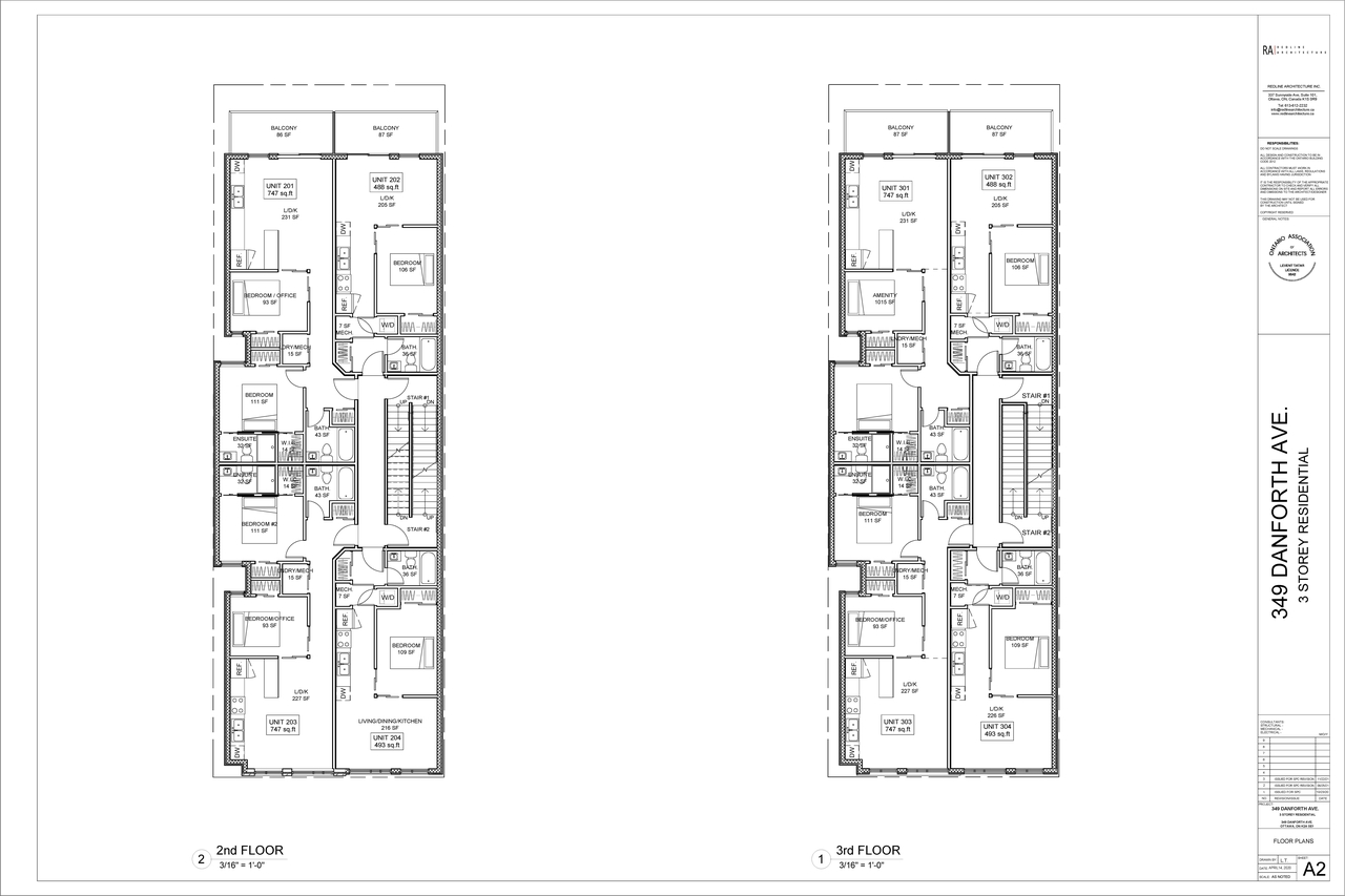 Floor plan for project from page 2 of the file '2021-11-24 - Sub 3.1 Floor Plans & Elevations - D07-12-20-0140'