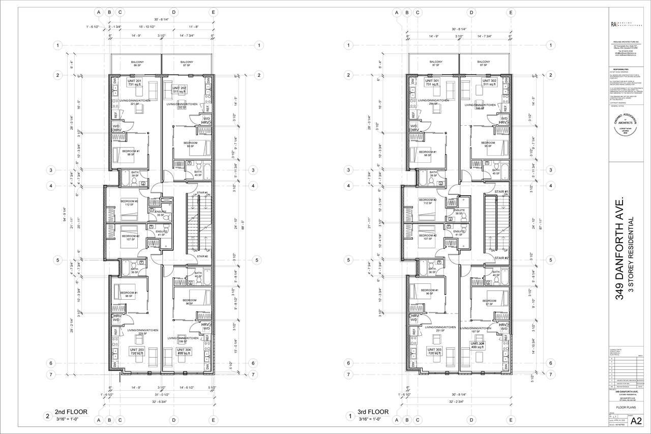 Floor plan for project from page 2 of the file '2021-09-09 - Floor Plans and Elevations - D07-12-20-0140'