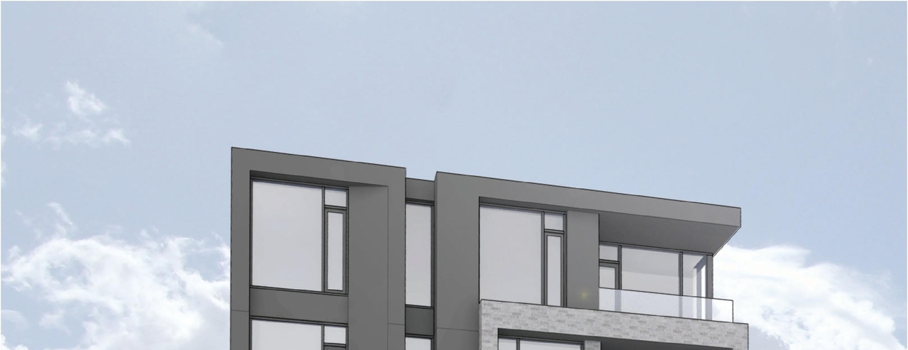 Rendering of building from page 15 of the file '2020-11-04 - Design Brief - D07-12-20-0142'