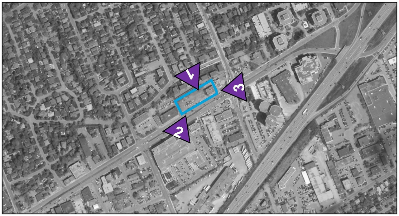Construction site plan for project from page 3 of the file 'December 2020 - Urban Design Review Package - D07-12-20-0146'