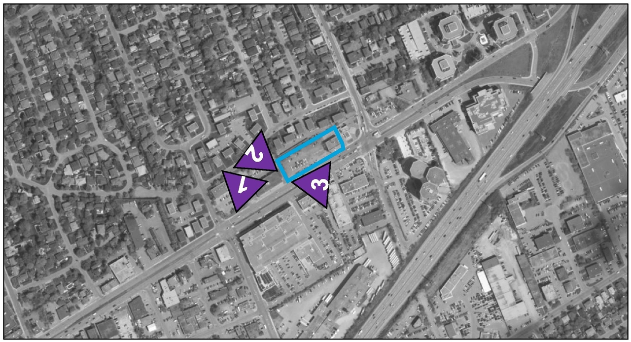 Construction site plan for project from page 4 of the file 'December 2020 - Urban Design Review Package - D07-12-20-0146'