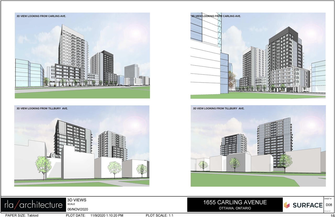 Rendering of building from page 16 of the file 'December 2020 - Urban Design Review Package - D07-12-20-0146'