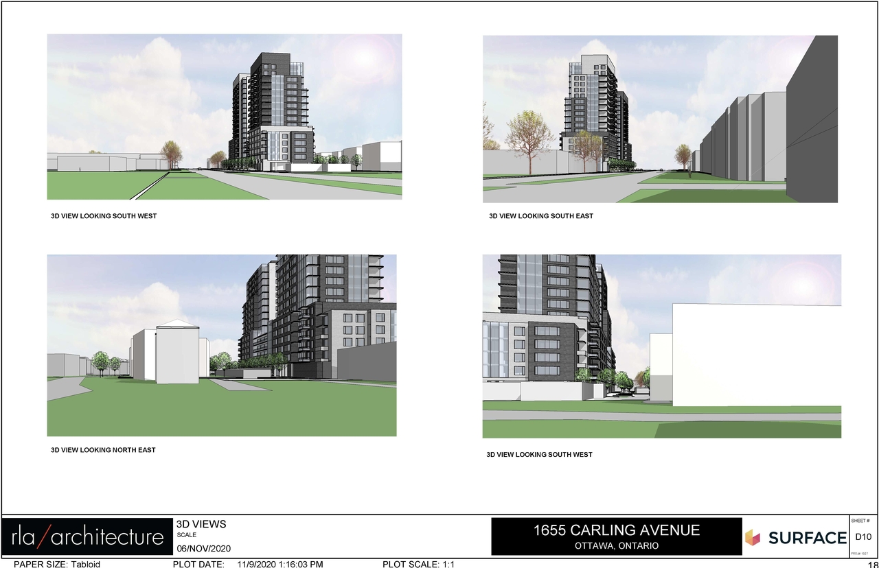 Rendering of building from page 18 of the file 'December 2020 - Urban Design Review Package - D07-12-20-0146'