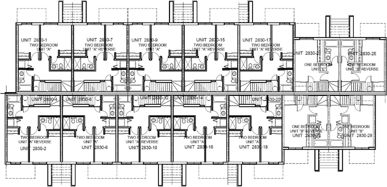 Floor plan for project from page 9 of the file '2020-11-23 - Addendum 2 to Planning Rationale Design Brief - D07-12-20-0163'
