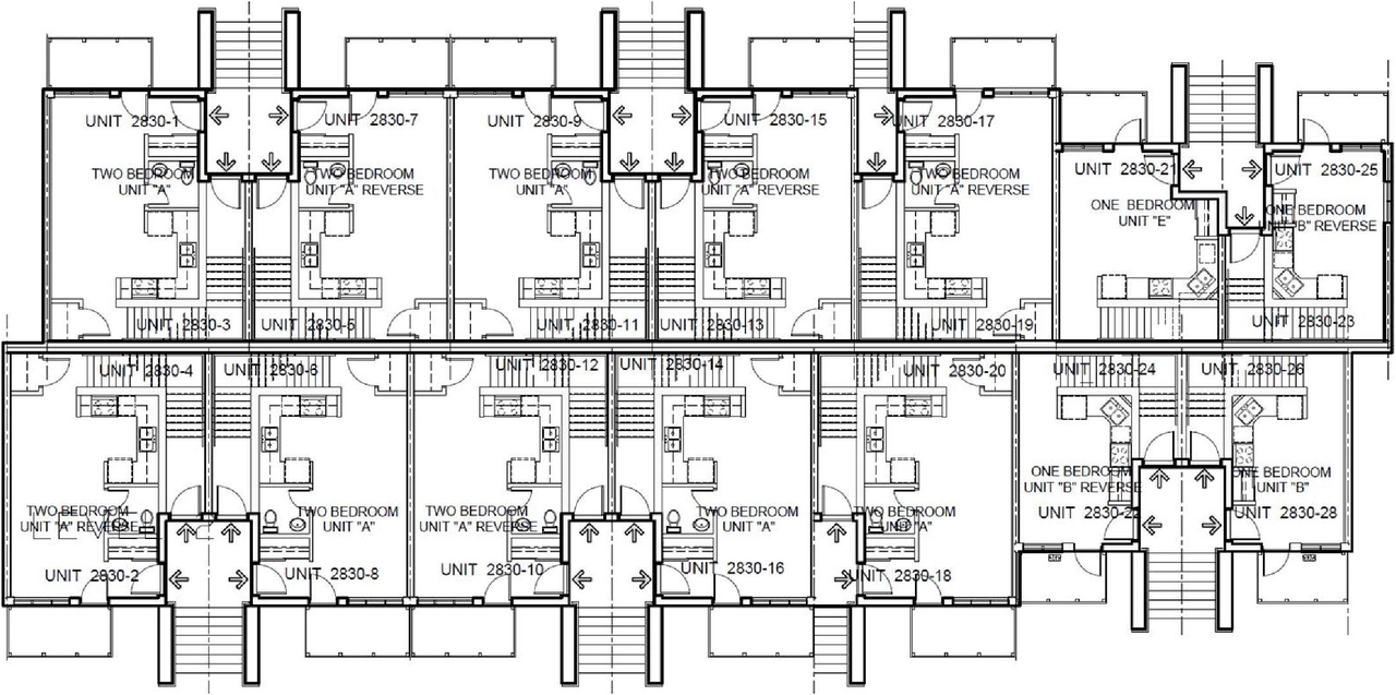 Floor plan for project from page 10 of the file '2020-11-23 - Addendum 2 to Planning Rationale Design Brief - D07-12-20-0163'