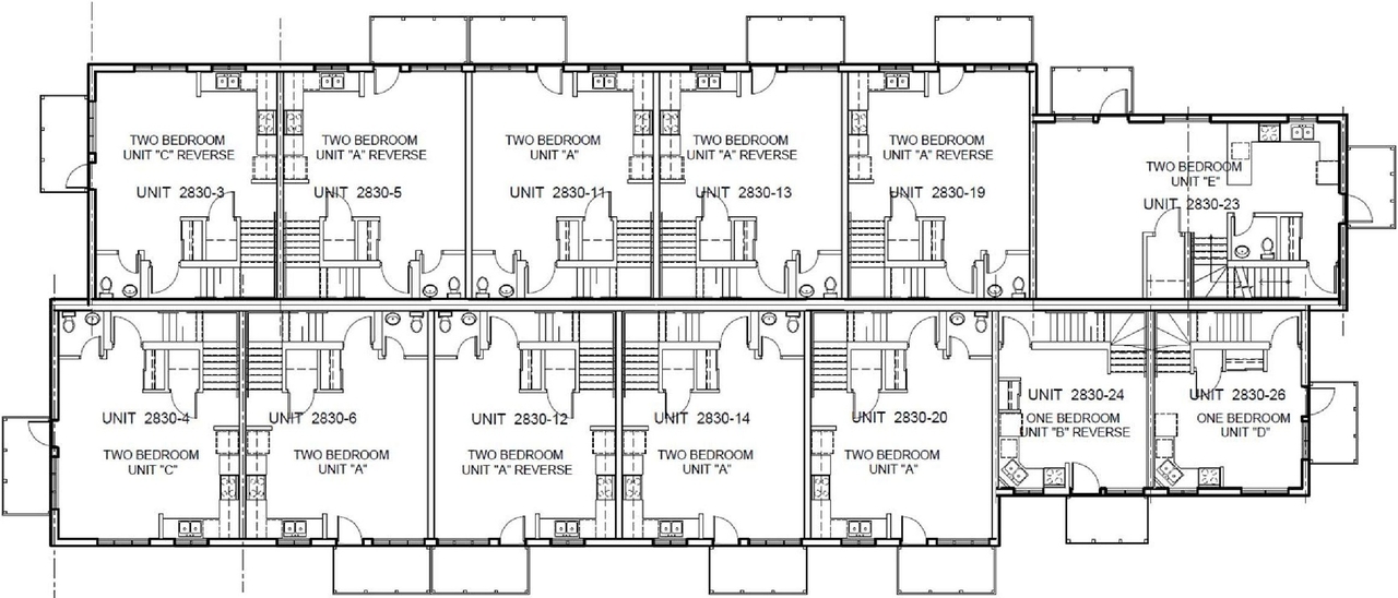Floor plan for project from page 11 of the file '2020-11-23 - Addendum 2 to Planning Rationale Design Brief - D07-12-20-0163'