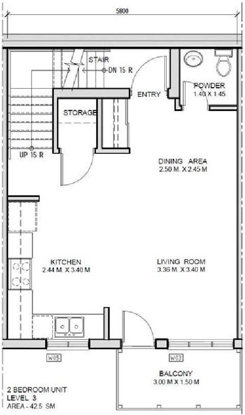 Floor plan for project from page 13 of the file '2020-11-23 - Addendum 2 to Planning Rationale Design Brief - D07-12-20-0163'