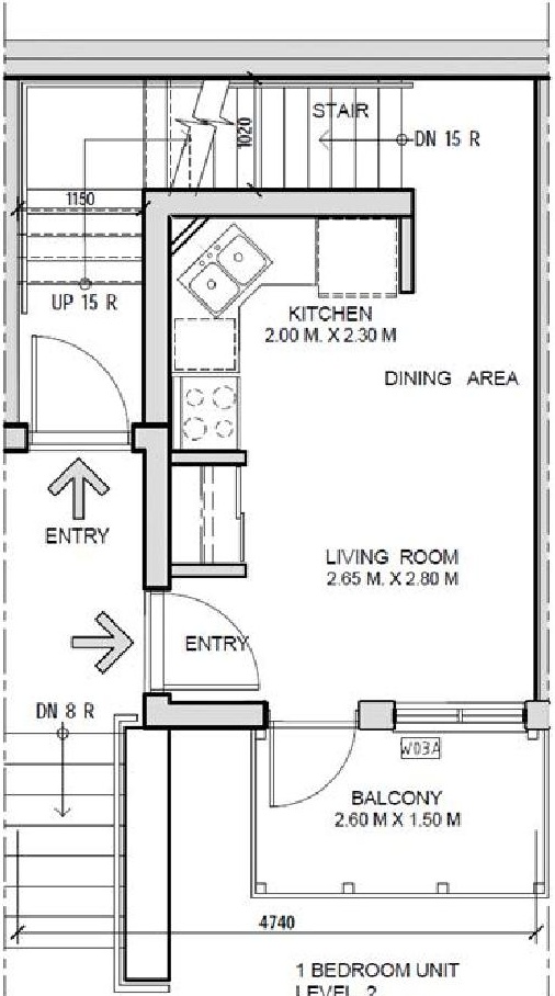 Floor plan for project from page 14 of the file '2020-11-23 - Addendum 2 to Planning Rationale Design Brief - D07-12-20-0163'